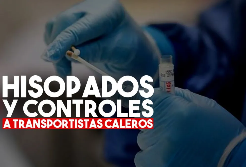Cada 15 días, hisoparán a transportistas caleros en el puesto de San Carlos