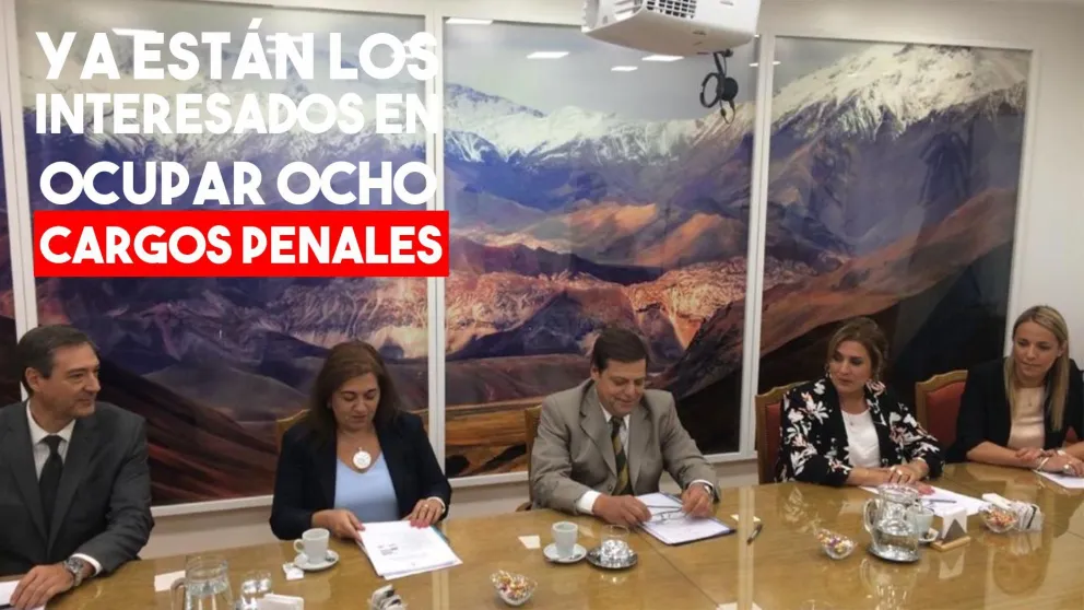 Ya están los inscriptos para ocupar 8 cargos penales