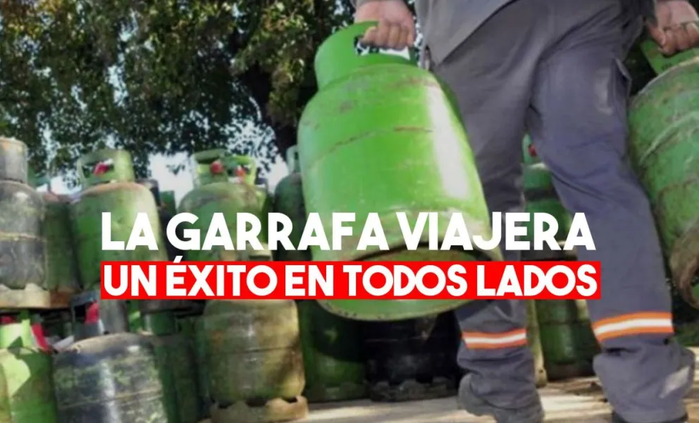 La venta de garrafas en departamentos alejados, un éxito