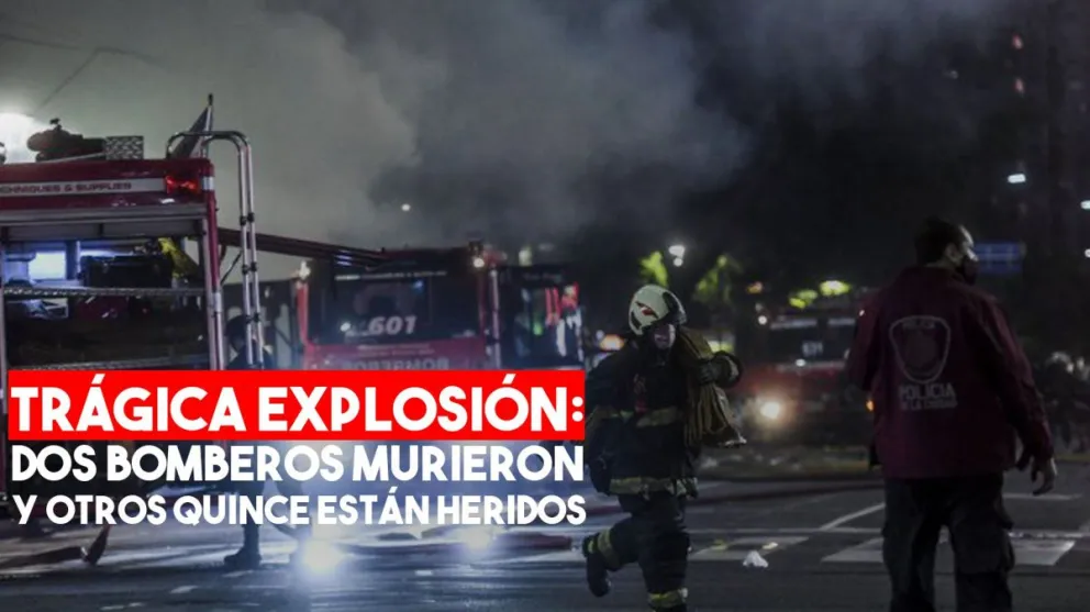 Incendio y explosión en una perfumería de Villa Crespo
