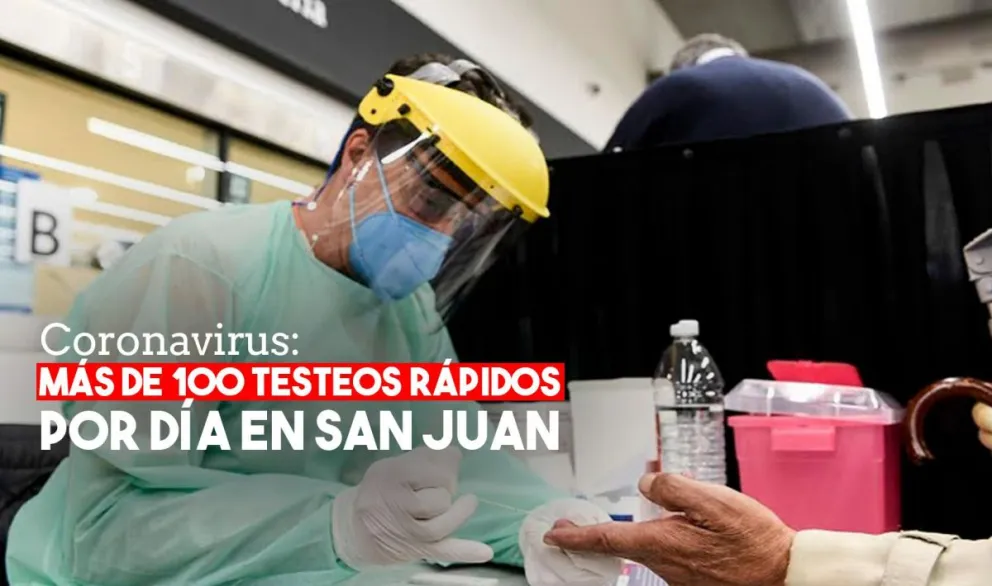 En San Juan se hacen 109 testeos por día para detectar posibles casos de covid-19