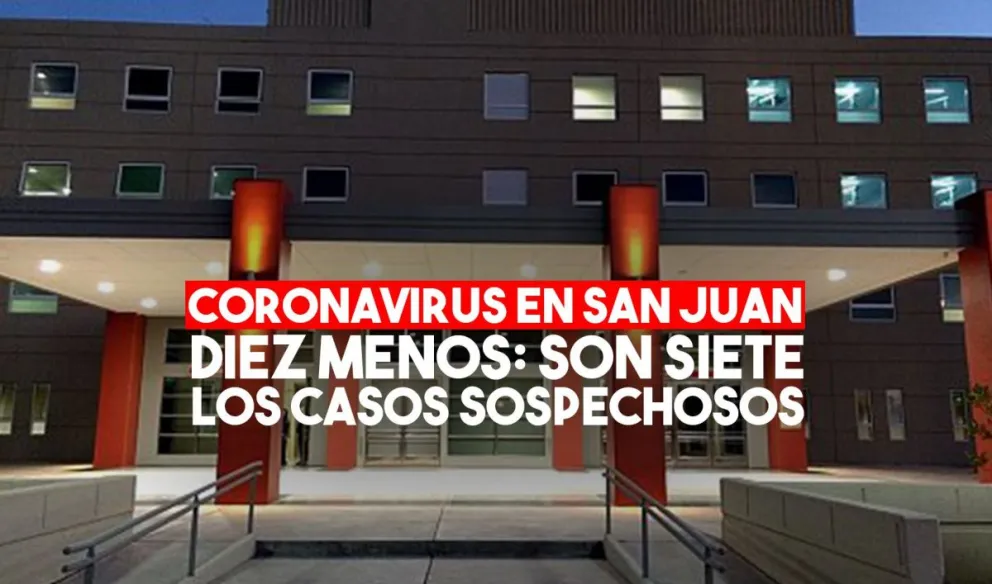 Coronavirus en San Juan: disminuyen a 7 los casos sospechosos