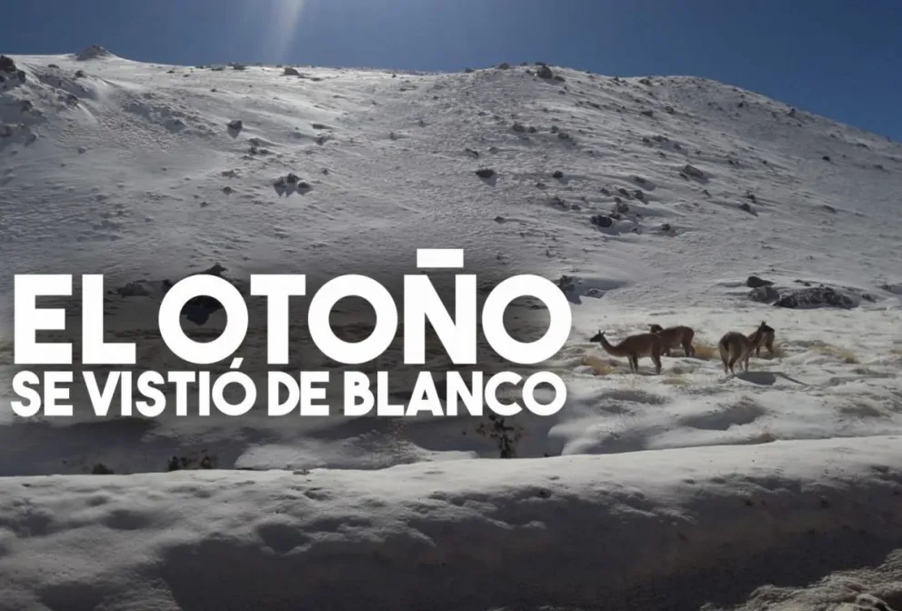 Nevó en algunos departamentos de San Juan