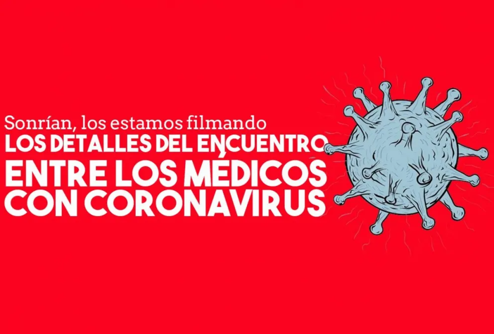 El encuentro entre la médica infectada y el quinto caso quedó registrado en las cámaras de seguridad