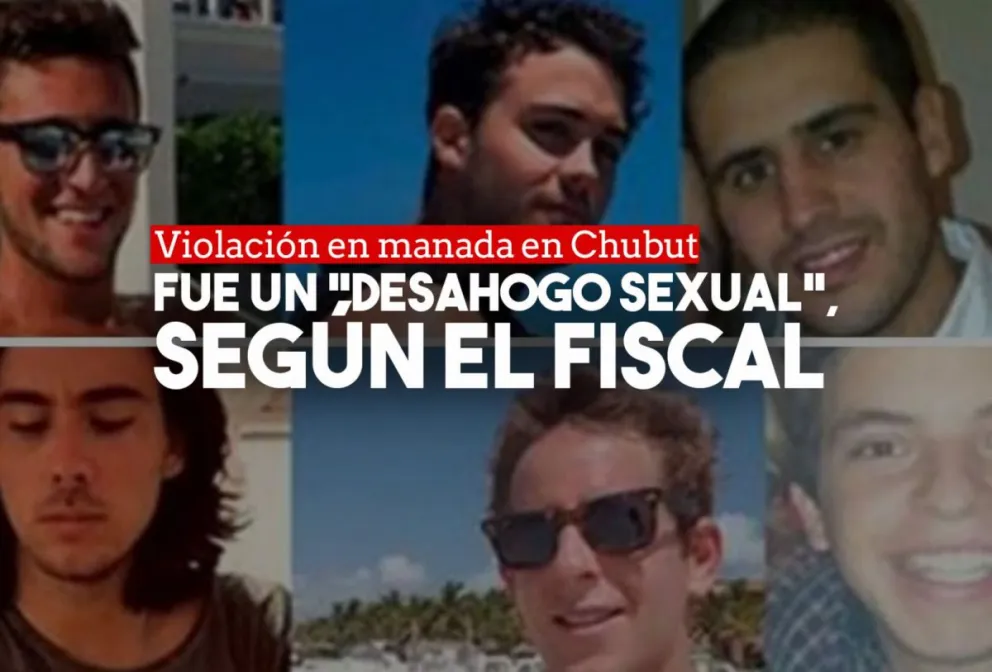 Un fiscal justificó una violación grupal a una chica en Chubut: fue "desahogo sexual"