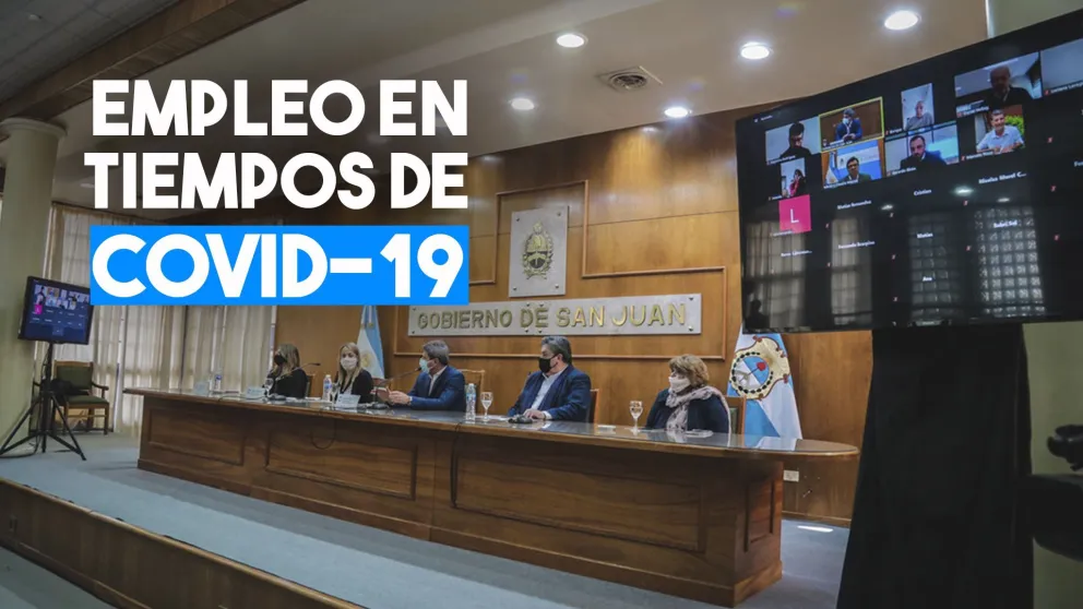 Uñac y Moroni se reunieron virtualmente por la "Mesa Abierta por el Trabajo y el Empleo"
