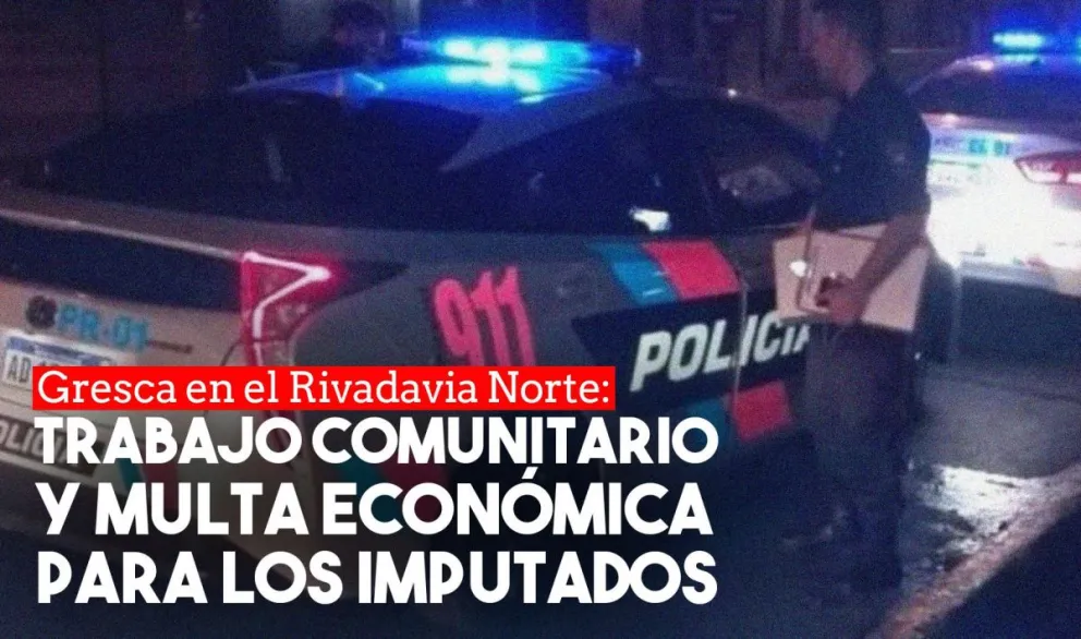 Trabajo comunitario y multa económica para los involucrados en la gresca del Barrio Rivadavia Norte
