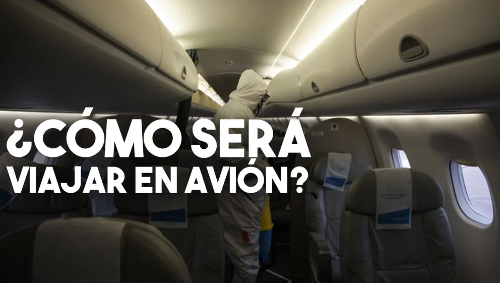Nuevo protocolo: así será viajar en avión en nuestro país cuando regresen los vuelos