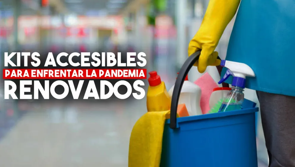 Siguen los kits accesibles de alimentos y productos de higiene