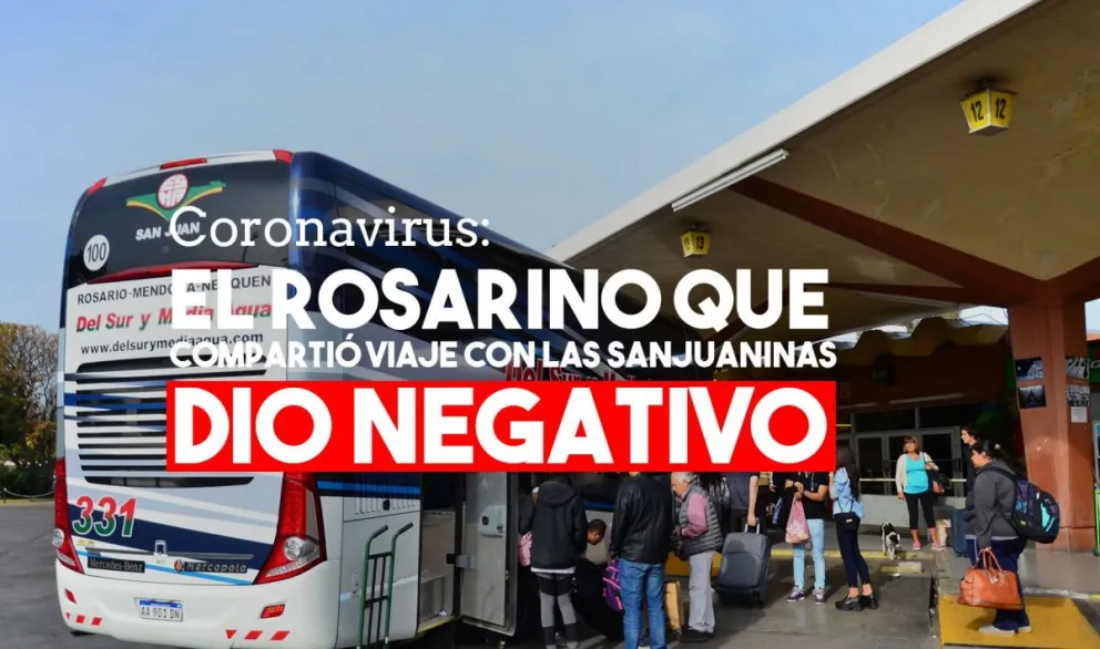 Dio negativo el rosarino que viajó con las sanjuaninas