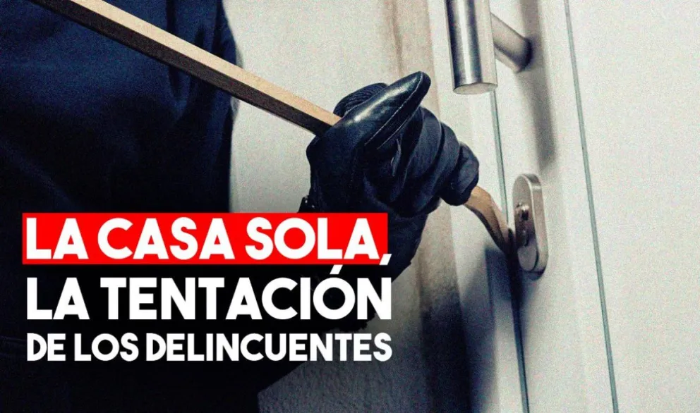 Salieron de su casa y al regresar se encontraron con un desmantelamiento