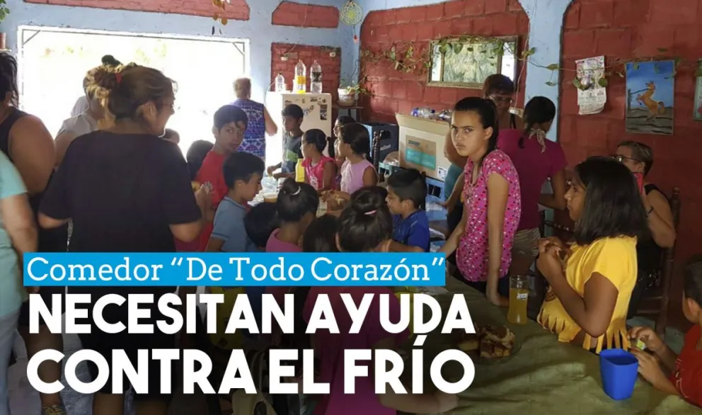 El Comedor "De todo corazón" necesita abrigo para los más pequeños