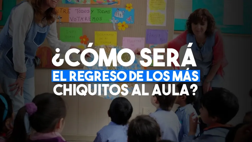 ¿Cómo será el regreso de los chicos de jardín a clases?