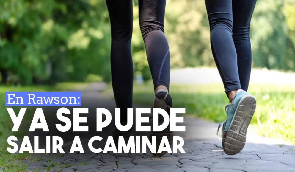Comienzan las caminatas saludables en Rawson