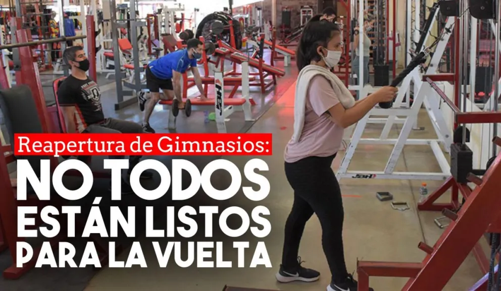 Solamente 9 gimnasios están habilitados para reabrir en Rawson