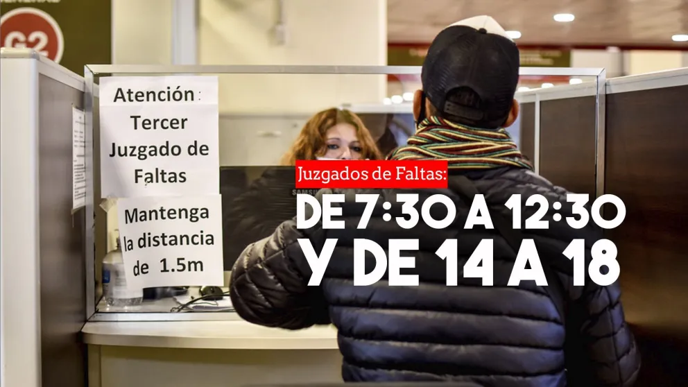 Nuevos horarios para los Juzgados de Faltas