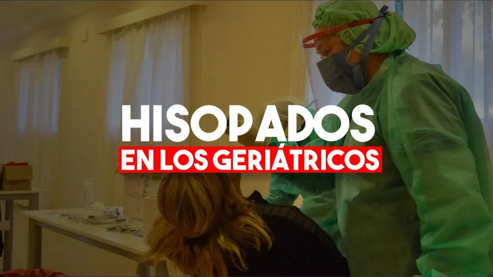 Hisoparon a más de 130 trabajadores de residencias de adultos mayores