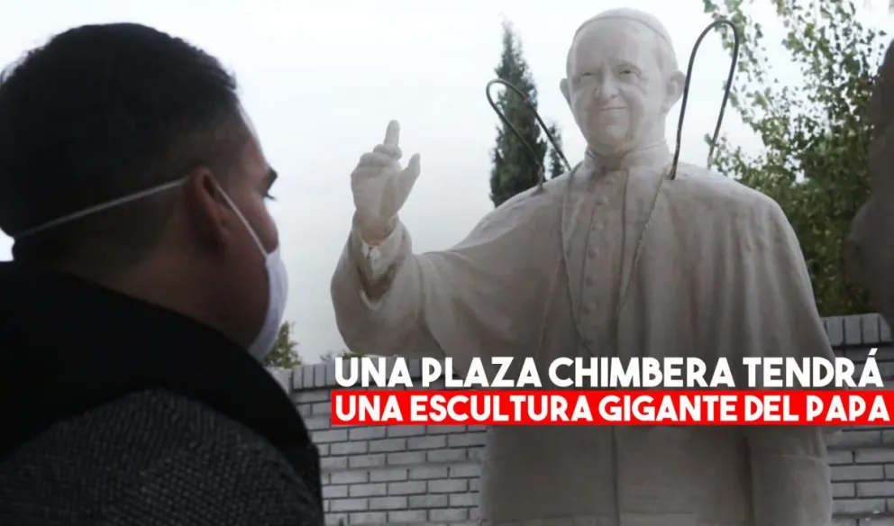 Avanza la construcción de la plaza Papa Francisco
