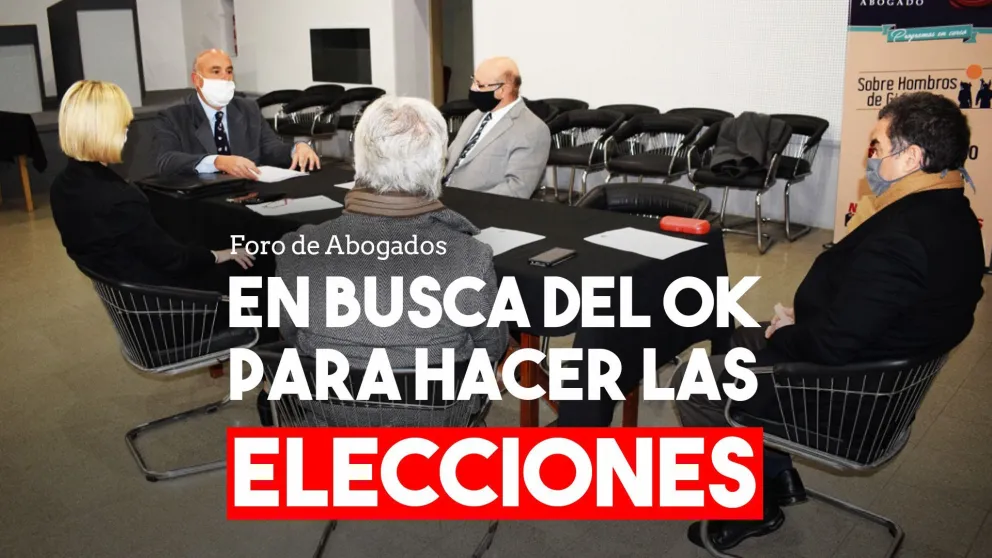 Desde el Foro de Abogados enviaron un informe al Gobierno para poder hacer las elecciones