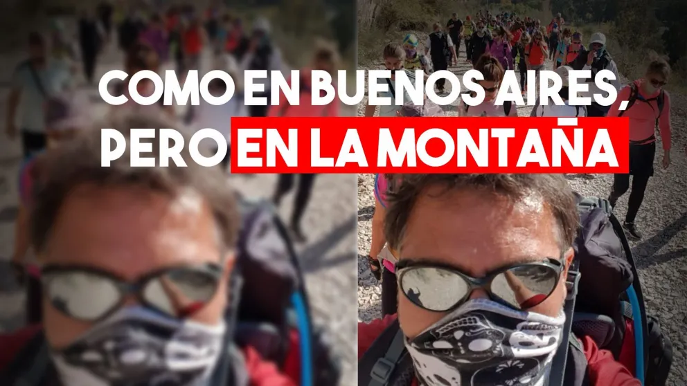Un exfuncionario de Turismo rompió el protocolo del trekking