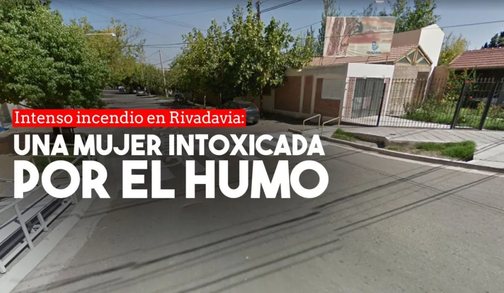Se incendió un vehículo y una mujer se intoxicó con el humo