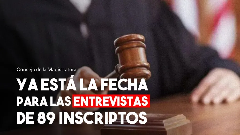 El 22 arrancarían las entrevistas por 8 cargos penales