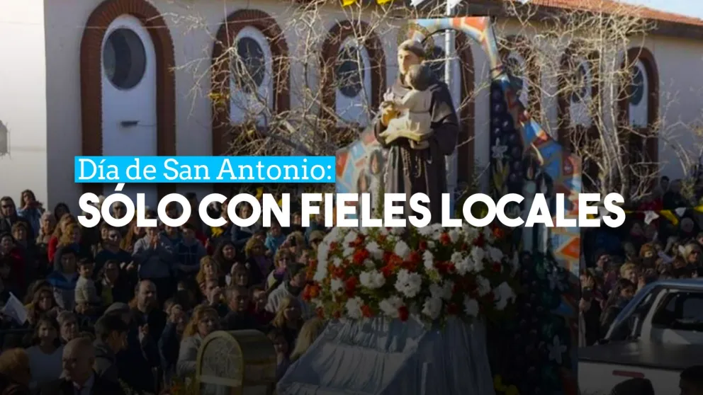 En Media Agua, solo los vecinos podrán asistir al templo de San Antonio