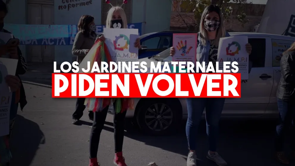 Los jardines maternales se manifestaron para volver