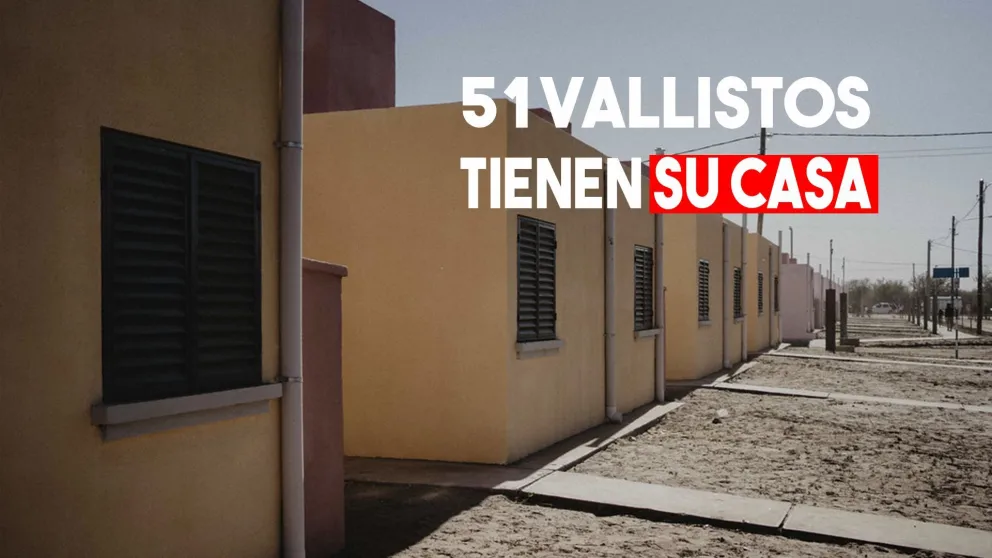 Uñac entregó 51 viviendas en Valle Fértil