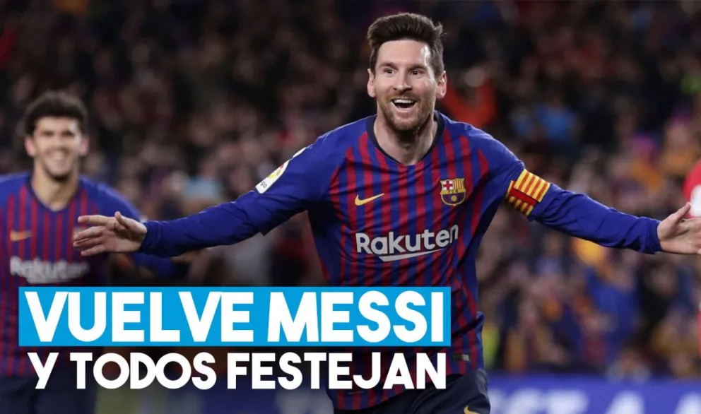 Vuelve el fútbol español y todos quieren ver a Messi