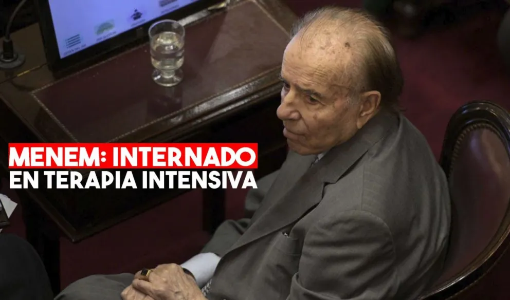 Internaron al senador y expresidente Carlos Saúl Menem