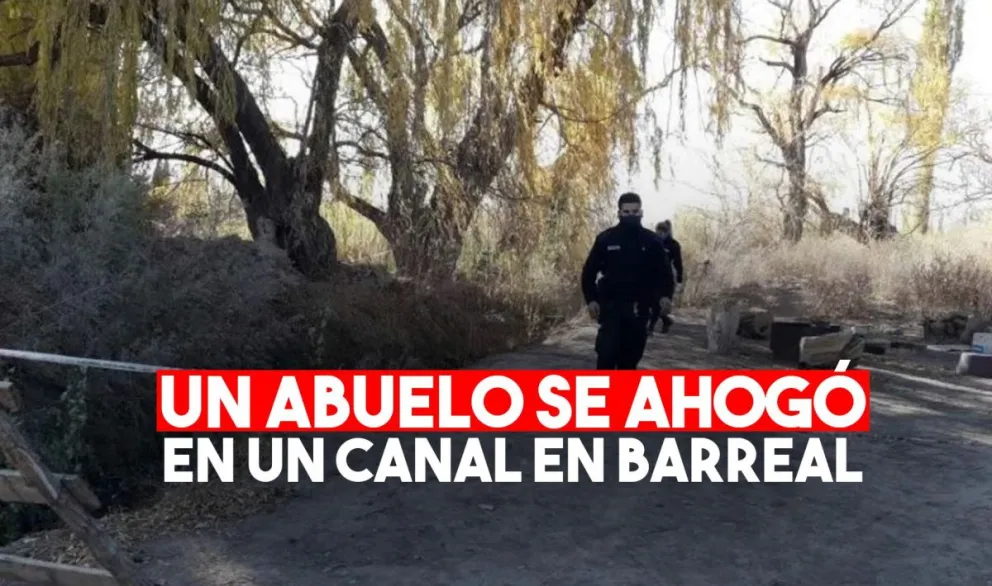 Un abuelo se ahogó en un canal en Calingasta
