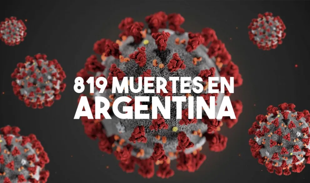 Ya son 819 las víctimas fatales por coronavirus