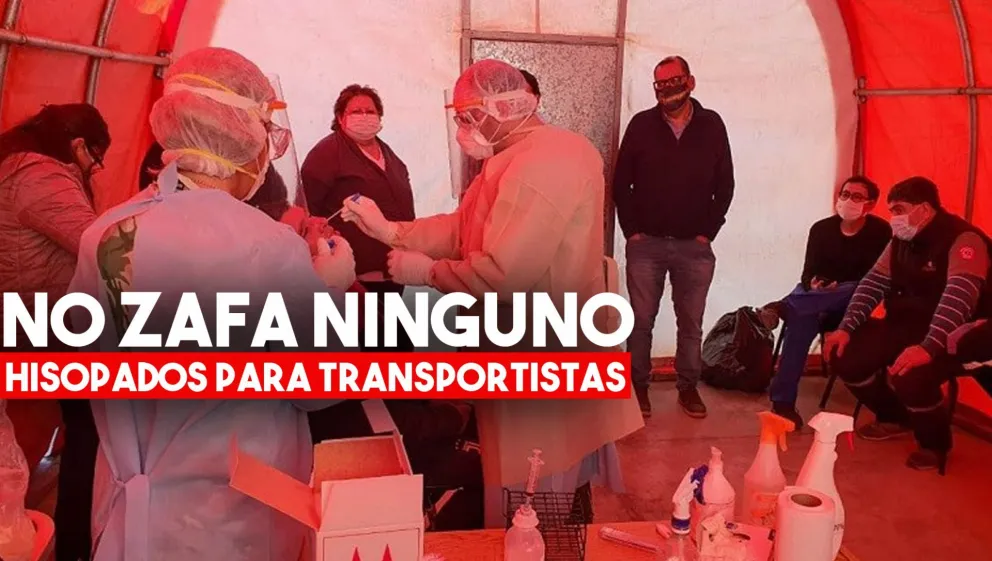 Importante despliegue de controles a transportistas en El Encón y Bermejo