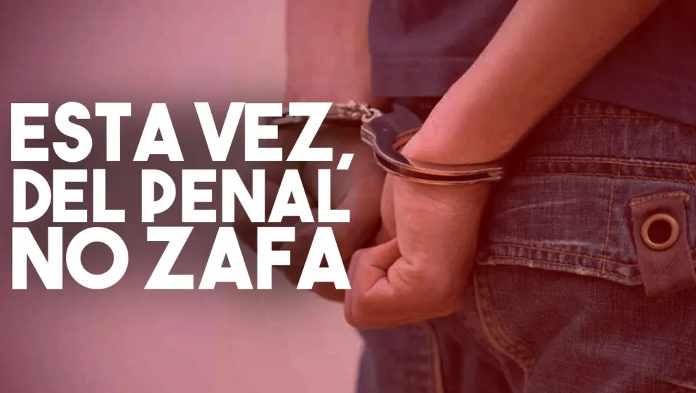 Atraparon a un peligroso delincuente que se había escapado del Penal