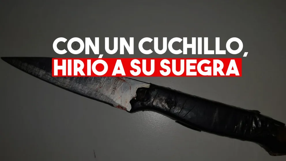Atacó con un cuchillo a su suegra y amenazó a la familia: “Los voy a matar a todos”