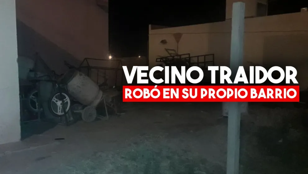 Le robó al vecino e intentó engañar a la policía