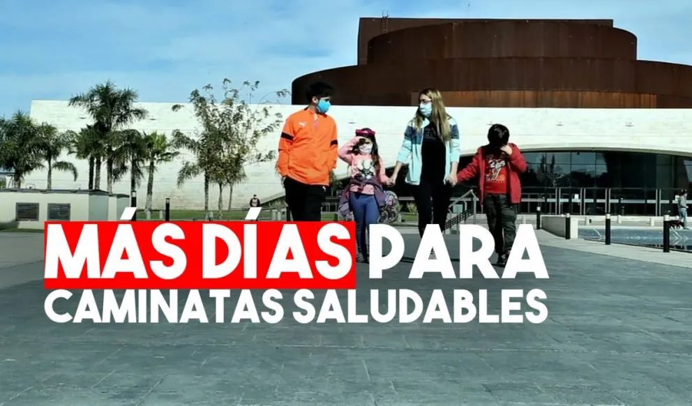 Sumaron más días para las caminatas saludables
