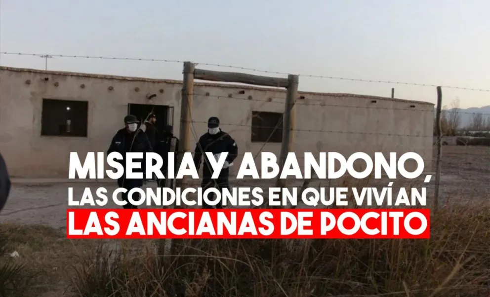 Las precarias condiciones en las que vivían las ancianas de Pocito