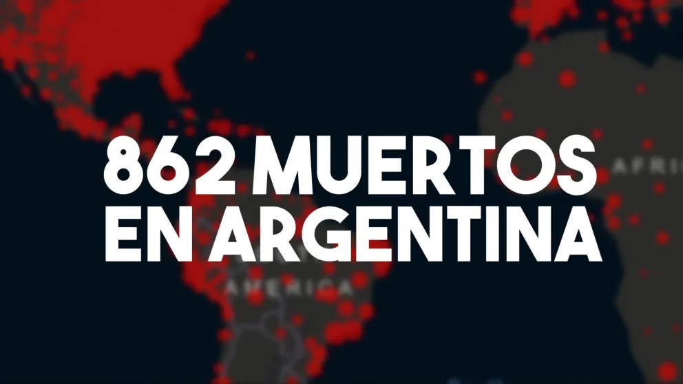 Coronavirus en Argentina: con 8 nuevos muertos, la cifra ascendió a 862