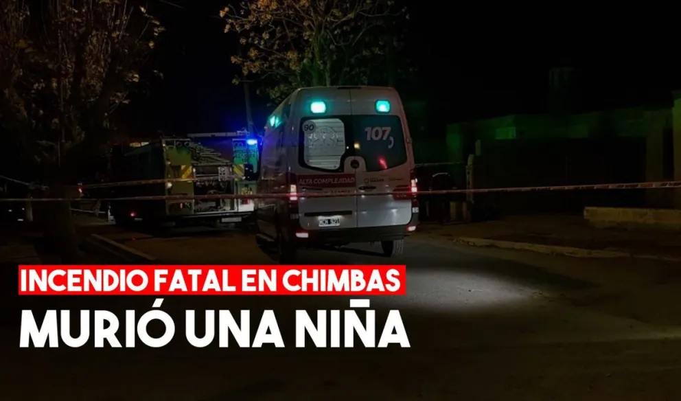 Una menor murió en el incendio de una vivienda en Chimbas