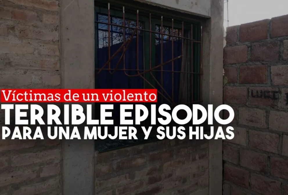 Policías debieron romper una reja para rescatar a víctimas de un violento