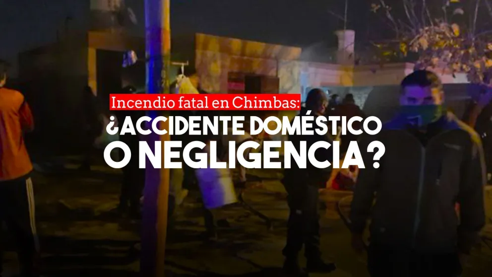Incendio en Chimbas: ¿accidente doméstico o negligencia de los padres?