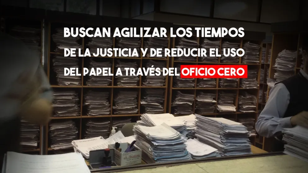 La Corte y Hacienda presentaron el programa "Oficio Cero"