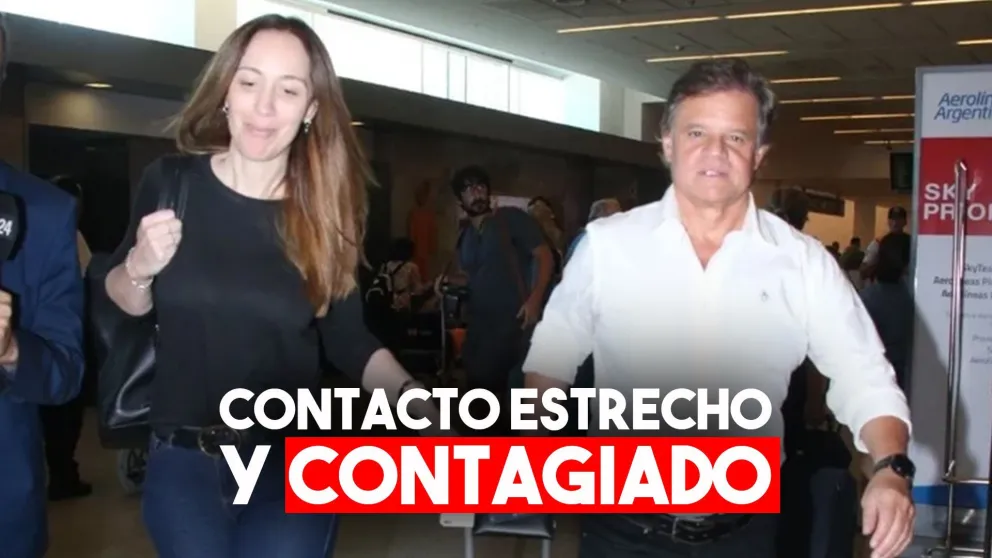 La pareja de María Eugenia Vidal, también con Covid-19