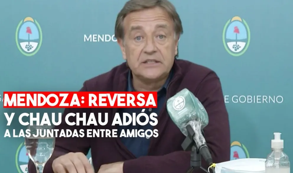 Mendoza vuelve a las salidas por DNI y prohíben reuniones de amigos