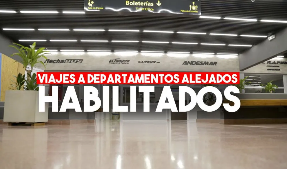 Se reactiva el transporte que une a Capital y cuatro departamentos alejados
