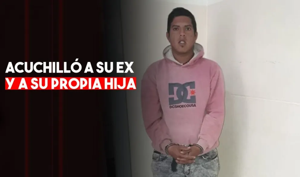 Atacó y apuñaló a su ex pareja que tenía a su hija en brazos