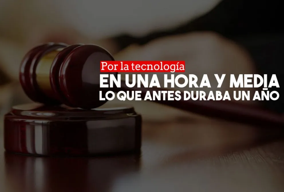 En una hora y media, la Cámara Civil resolvió un caso que antes duraba un año