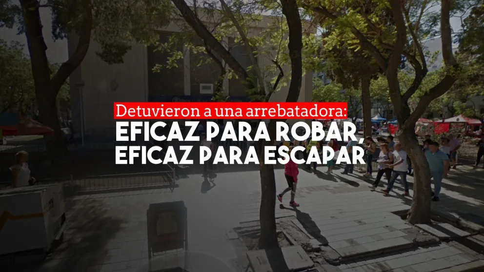 Una joven asaltó a otra mujer en un banco céntrico
